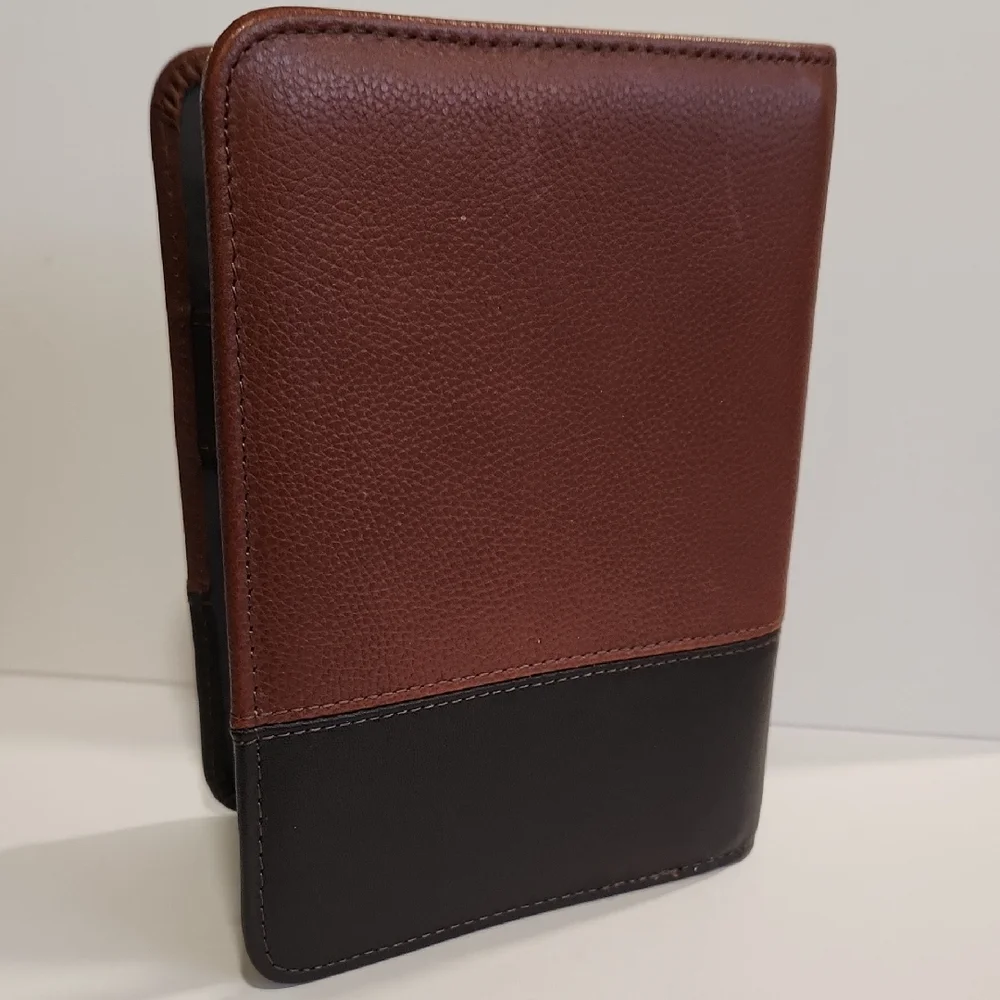 Franklin Covey Two-Tone Brown Leatherette Journal Cover